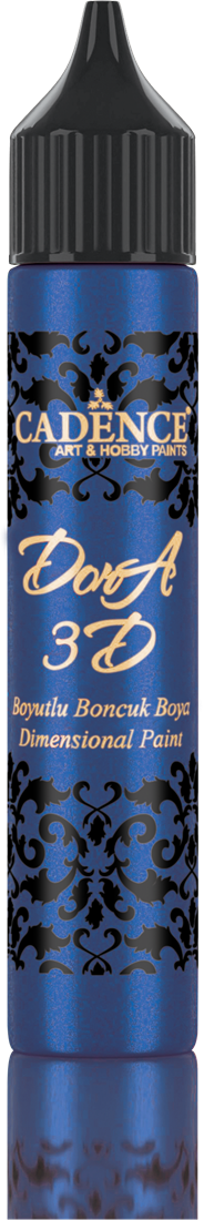 Cadence - Dora 3D Metallic Dimensional Verf - Sax Blauw - 25 ml (5154) *