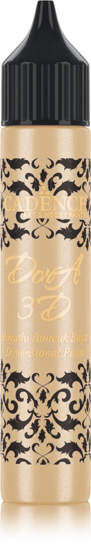 Cadence - Dora 3D Metallic Dimensional Verf - Silver Gold - 25 ml (5159) *