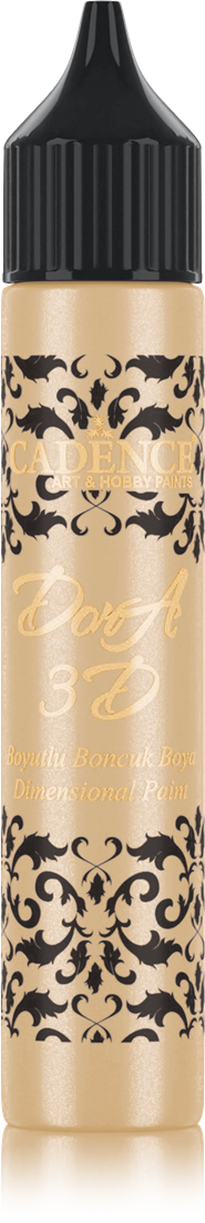 Cadence - Dora 3D Metallic Dimensional Verf - Silver Gold - 25 ml (5159) *