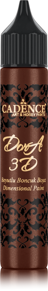 Cadence - Dora 3D Metallic Dimensional Verf - Walnoot - 25 ml(5168) *