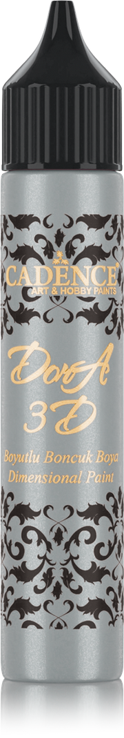 Cadence - Dora 3D Metallic Dimensional Verf - Zilver - 25 ml (5132) *