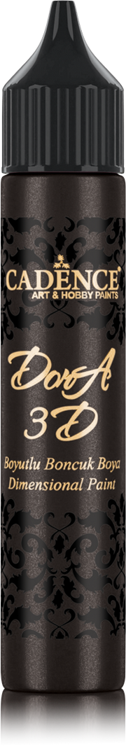 Cadence - Dora 3D Metallic Dimensional Verf - Zwart - 25 ml (5131) *