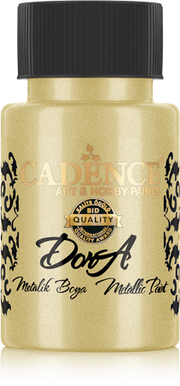 Cadence - Dora Acrylverf Metallic - Banana Yellow - 50ml - (0200)