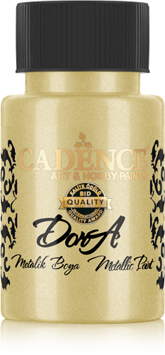 Cadence - Dora Acrylverf Metallic - Banana Yellow - 50ml - (0200)