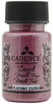 Cadence - Dora Acrylverf Metallic - Bright Maroon - 50ml - (0157)