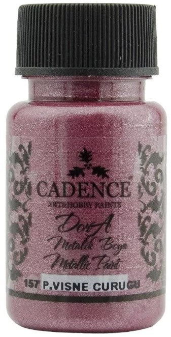 Cadence - Dora Acrylverf Metallic - Bright Maroon - 50ml - (0157)