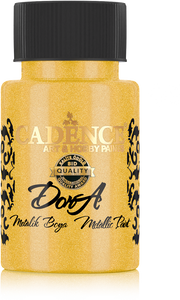 Cadence - Dora Acrylverf Metallic - Briljant gold - 50ml - (0121)