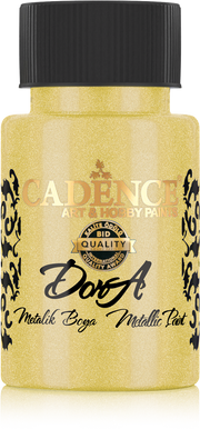 Cadence - Dora Acrylverf Metallic - Canary Yellow - 50ml - (0199)