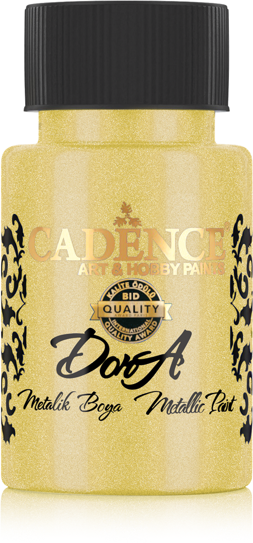 Cadence - Dora Acrylverf Metallic - Canary Yellow - 50ml - (0199)