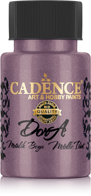 Cadence - Dora Acrylverf Metallic - Dried Rose - 50ml - (0143)