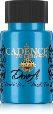 Cadence - Dora Acrylverf Metallic - Dora blauw - 50ml - (0134)