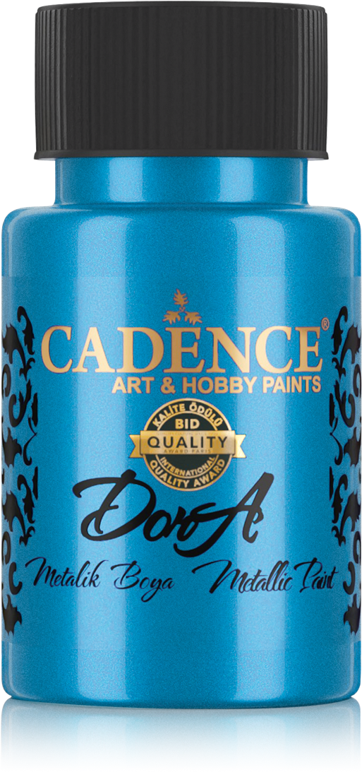 Cadence - Dora Acrylverf Metallic - Dora blauw - 50ml - (0134)