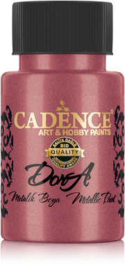 Cadence - Dora Acrylverf Metallic - Dora rood - 50ml - (0133)