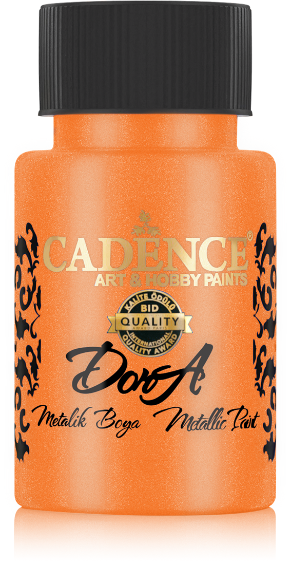 Cadence - Dora Acrylverf Metallic - Fel Oranje - 50ml - (0169)