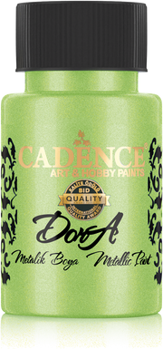 Cadence - Dora Acrylverf Metallic - Kiwi Green - 50ml - (0194)