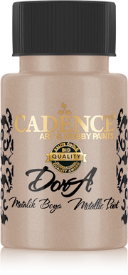 Cadence - Dora Acrylverf Metallic - Light Brown - 50ml - (0184)
