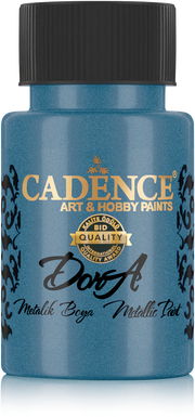 Cadence - Dora Acrylverf Metallic - Petrolium - 50ml - (0140)