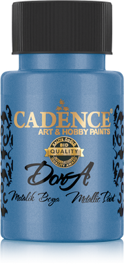 Cadence - Dora Acrylverf Metallic - Tidal Blue - 50ml - (0181)