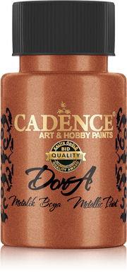 Cadence - Dora Acrylverf Metallic - Zinober Gold - 50ml - (0128)
