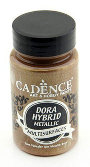 Cadence - Dora Hybrid Acrylverf - Metallic - Antiek goud - 90 ml (7150)