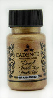 Cadence - Dora Acrylverf Metallic - Antiek gold - 50ml - (0150)