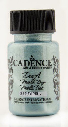Cadence - Dora Acrylverf Metallic - Blue Green - 50ml - (0201)