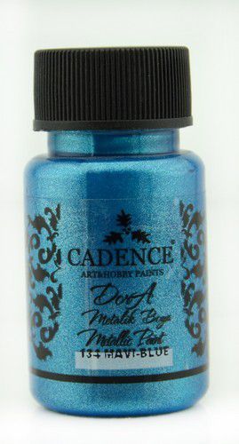 Cadence - Dora Acrylverf Metallic - Dora blauw - 50ml - (0134)