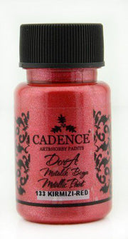 Cadence - Dora Acrylverf Metallic - Dora rood - 50ml - (0133)