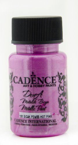 Cadence - Dora Acrylverf Metallic - Fel Roze - 50ml - (0191)
