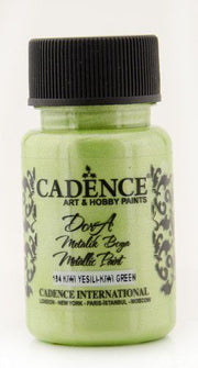 Cadence - Dora Acrylverf Metallic - Kiwi Green - 50ml - (0194)