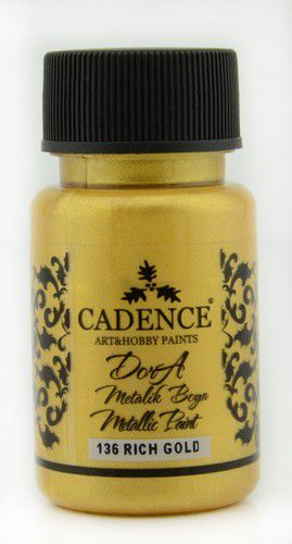 Cadence - Dora Acrylverf Metallic - Rich gold - 50ml - (0136)