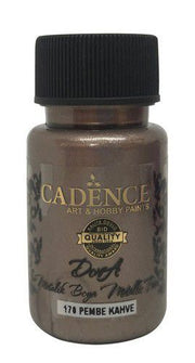 Cadence - Dora Acrylverf Metallic - Pink Brown - 50ml - (0170)