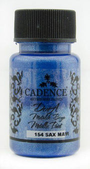 Cadence - Dora Acrylverf Metallic - Sax Blue - 50ml - (0154)