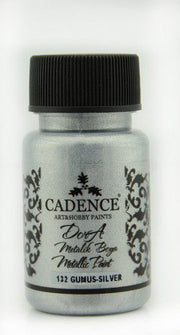 Cadence - Dora Acrylverf Metallic - Zilver - 50ml  - (0132)