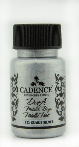 Cadence - Dora Acrylverf Metallic - Zilver - 50ml  - (0132)