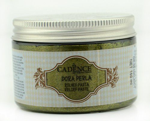 Cadence - Dora Perla Metallic Relief Pasta - Malachiet groen - 150ml (0006) *