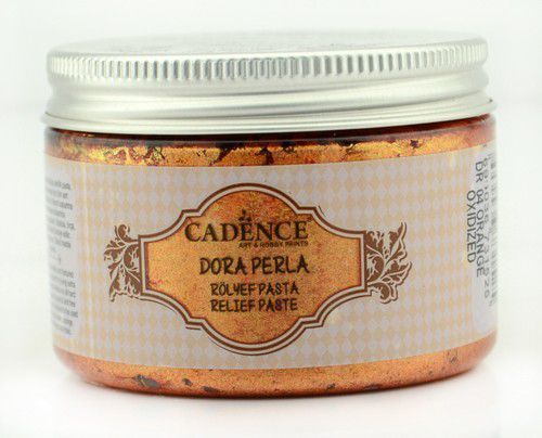 Cadence - Dora Perla Metallic Relief Pasta - Orange Oxidized - 150ml (0004) *