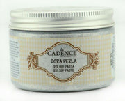 Cadence - Dora Perla Metallic Relief Pasta - Zilver - 150ml (0009) - OPRUIMING
