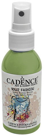 Cadence - Fashion Spray Fabric Paint  - Dark Kiwi - 100 ml (1122) *