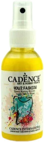 Cadence - Fashion Spray Fabric Paint - Sunshine - 100ml (1102) *
