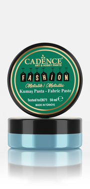 Cadence - Fashion Textiel - Metallic - Relief Pasta - Aqua - 50 ml (0009) *