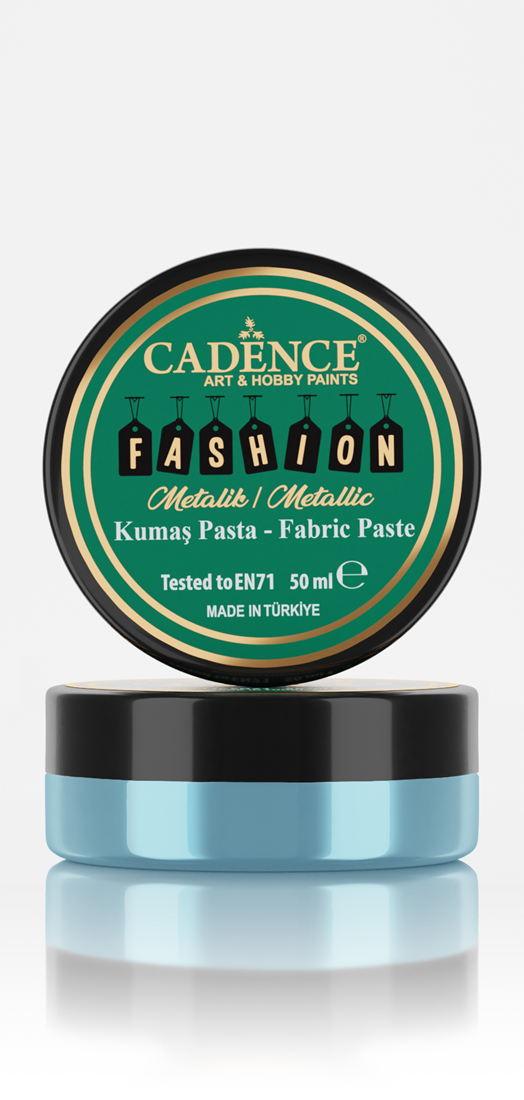 Cadence - Fashion Textiel - Metallic - Relief Pasta - Aqua - 50 ml (0009) *