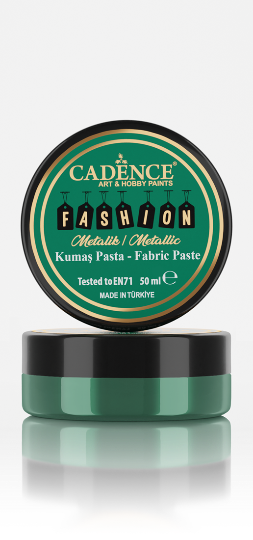 Cadence - Fashion Textiel - Metallic - Relief Pasta - Groen - 50 ml (0008) *