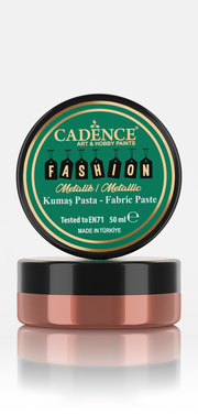 Cadence - Fashion Textiel - Metallic - Relief Pasta - Koper - 50 ml (0013) *