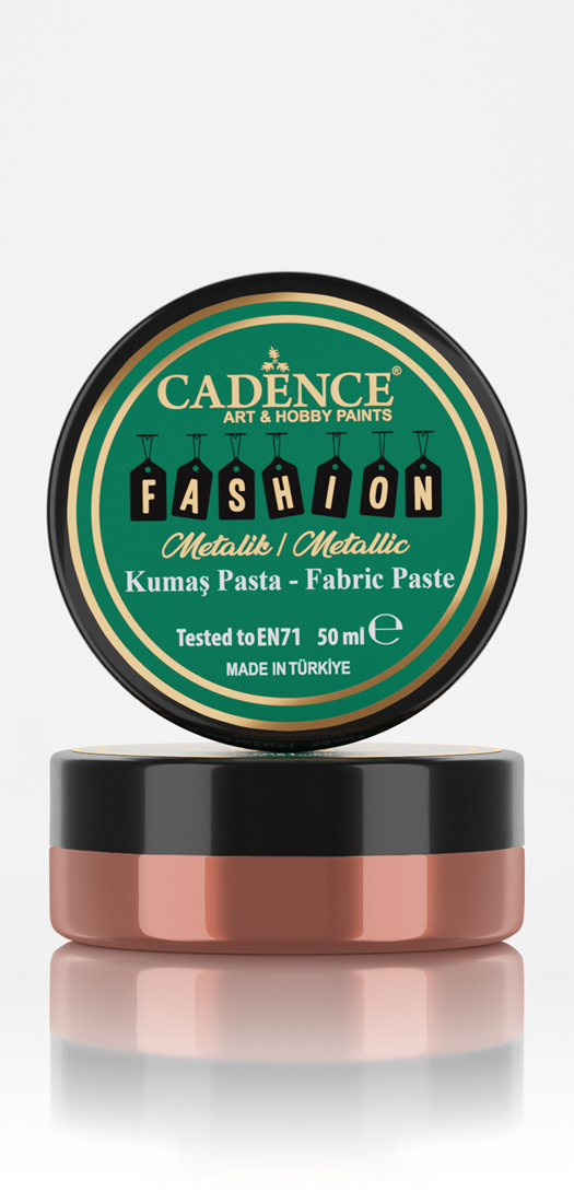 Cadence - Fashion Textiel - Metallic - Relief Pasta - Koper - 50 ml (0013) *