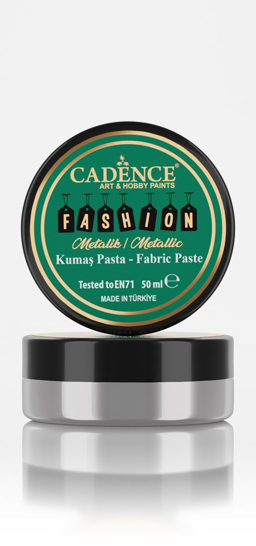 Cadence - Fashion Textiel - Metallic - Relief Pasta - Zilver - 50 ml (0011) *