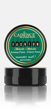 Cadence - Fashion Textiel - Metallic - Relief Pasta - Zwart - 50 ml (0012) *