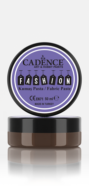 Cadence - Fashion Textiel - Relief Pasta - Donkerbruin - 50 ml (0011) *