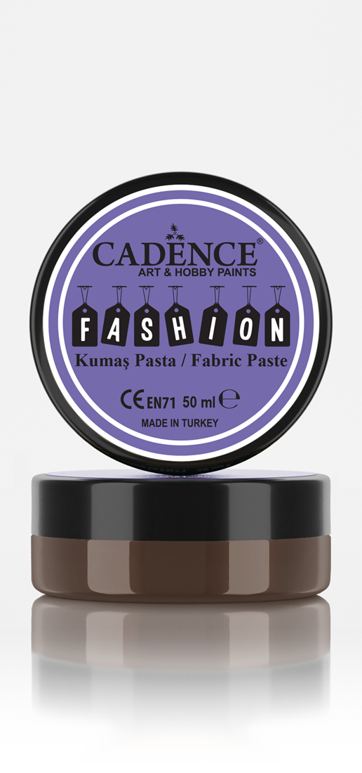 Cadence - Fashion Textiel - Relief Pasta - Donkerbruin - 50 ml (0011) *