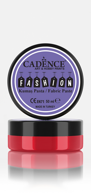 Cadence - Fashion Textiel - Relief Pasta - Rood - 50 ml (0004) *
